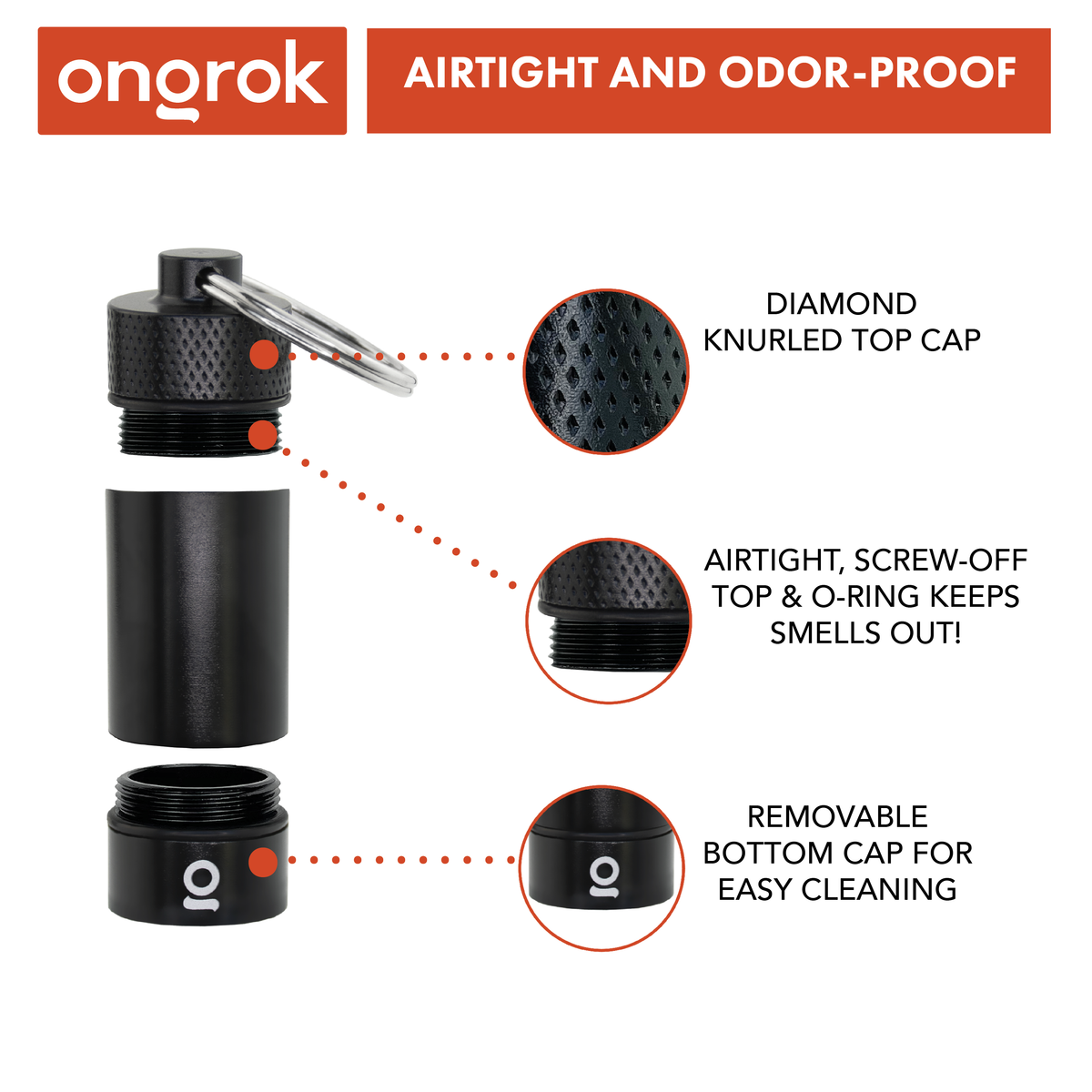 Ongrok - Small Storage Keychain