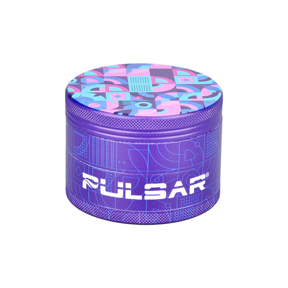 Pulsar ~ Design Series Grinder with Side Art - Candy Floss / 4pc / 2.5"