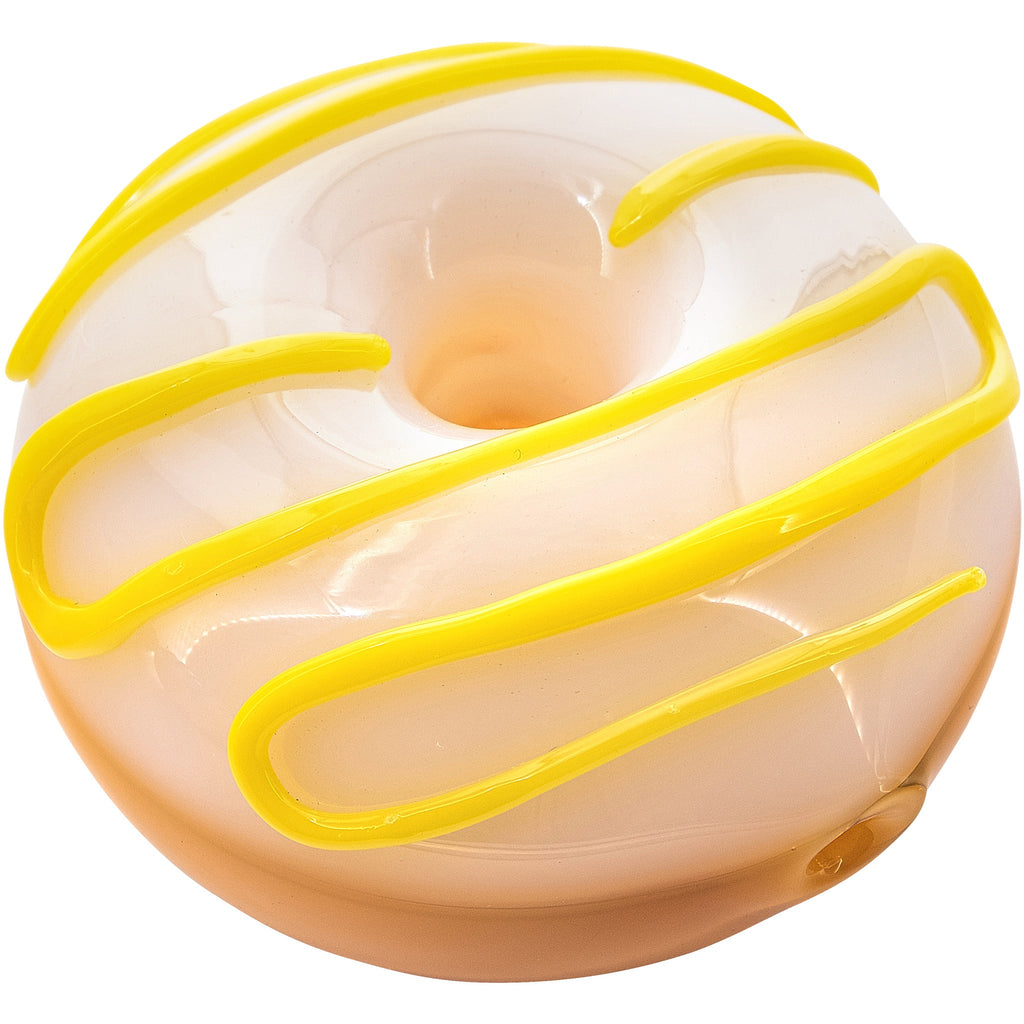 LA Pipes - "Frosted Donut" Glass Pipe