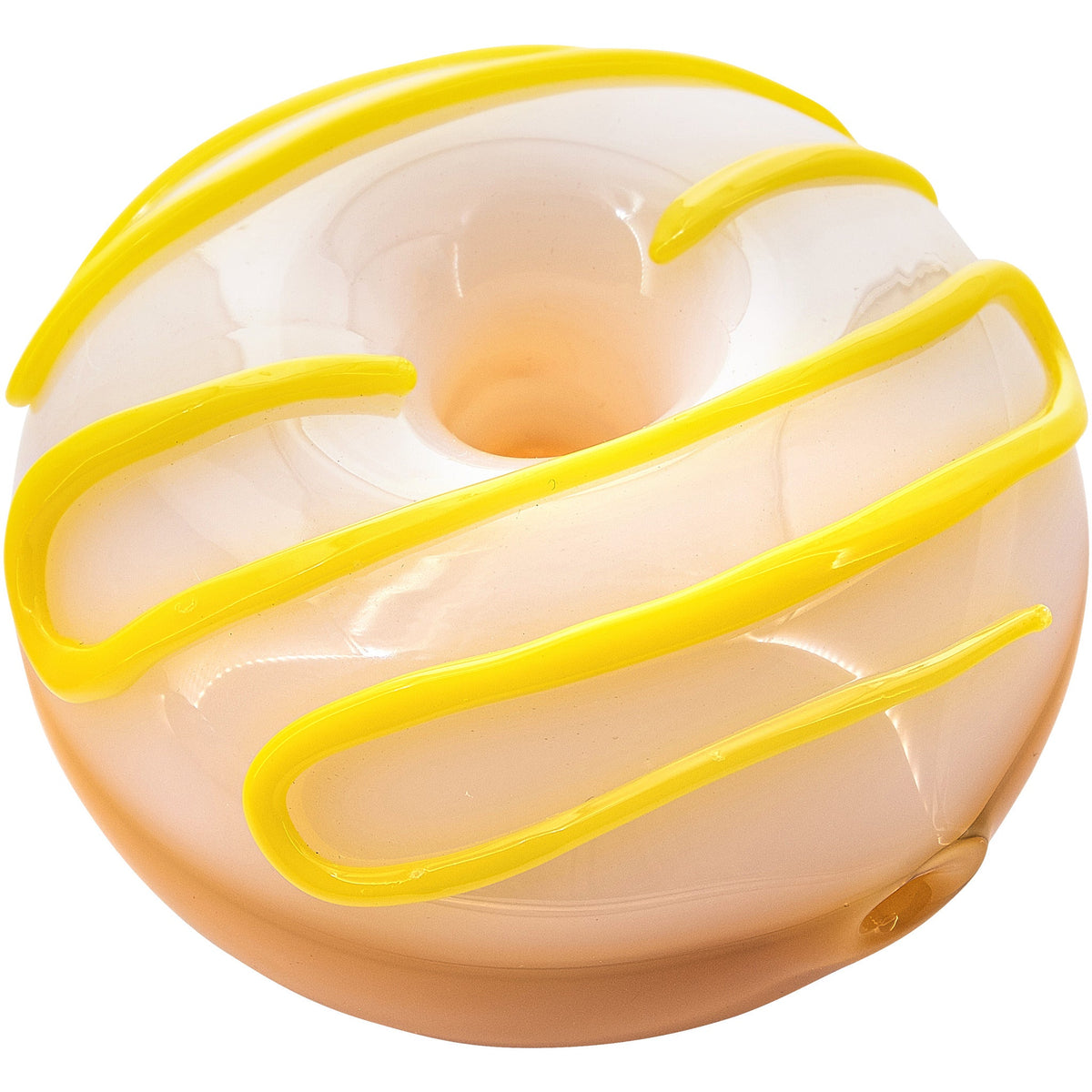 LA Pipes - "Frosted Donut" Glass Pipe