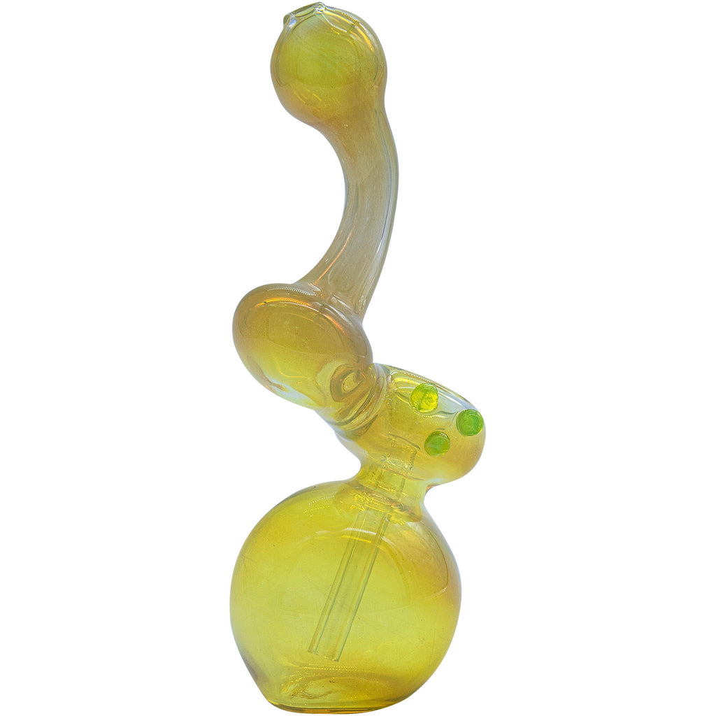 LA Pipes - "Silver Sherlock" Fumed Sherlock Bubbler Pipe (Various Colors)