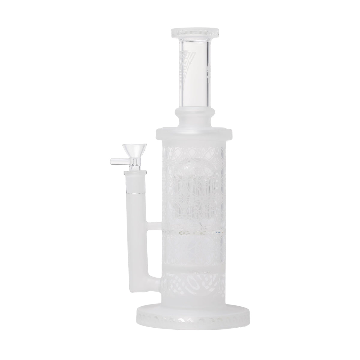 Human Grade - Sacred Straight Sandblasted Glass Water Pipe