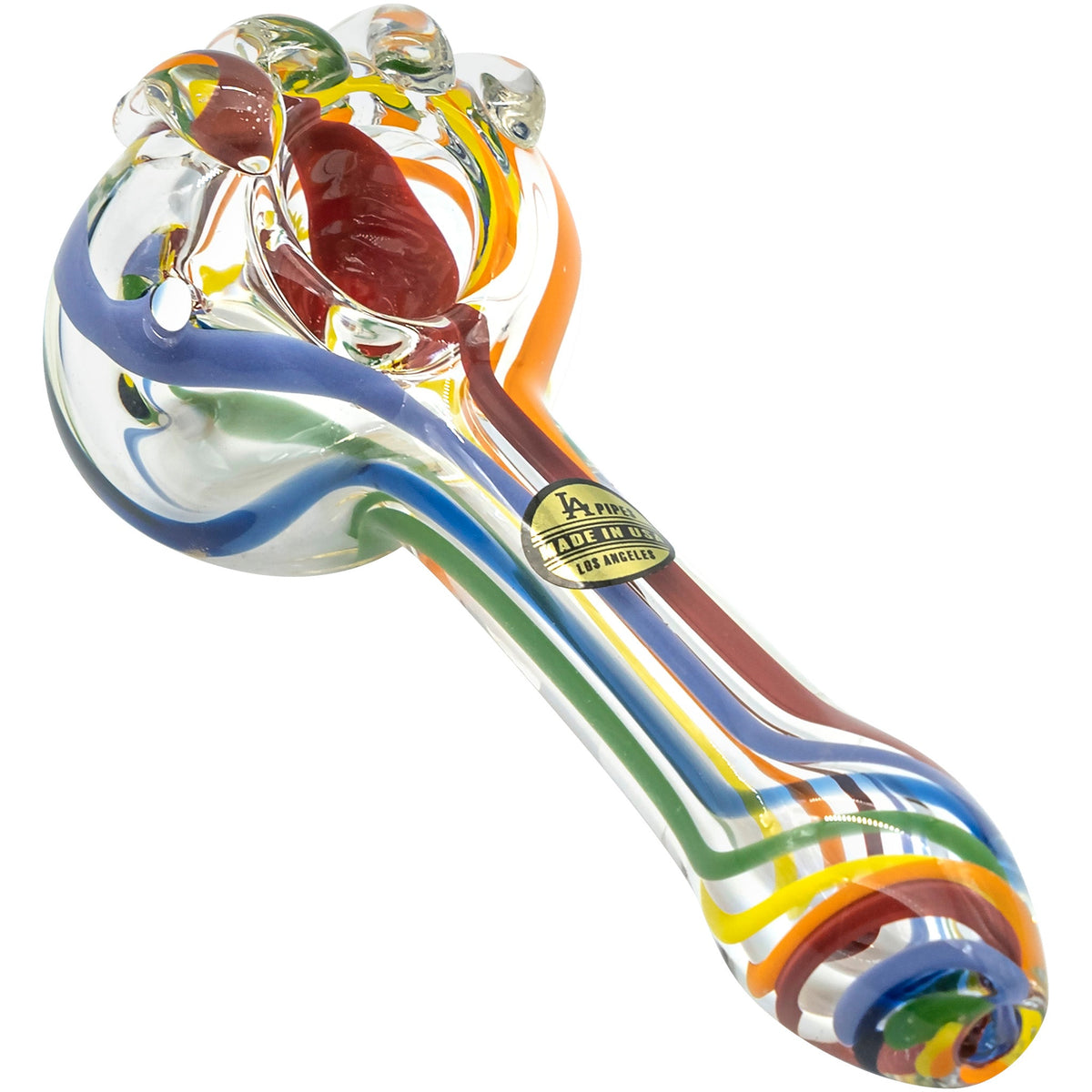 LA Pipes - Rainbow Ripper Spoon Pipe