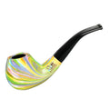 Pulsar ~ Shire Pipes The Sundog | Bent Apple Tapered Stem Rainbow Wood Pipe