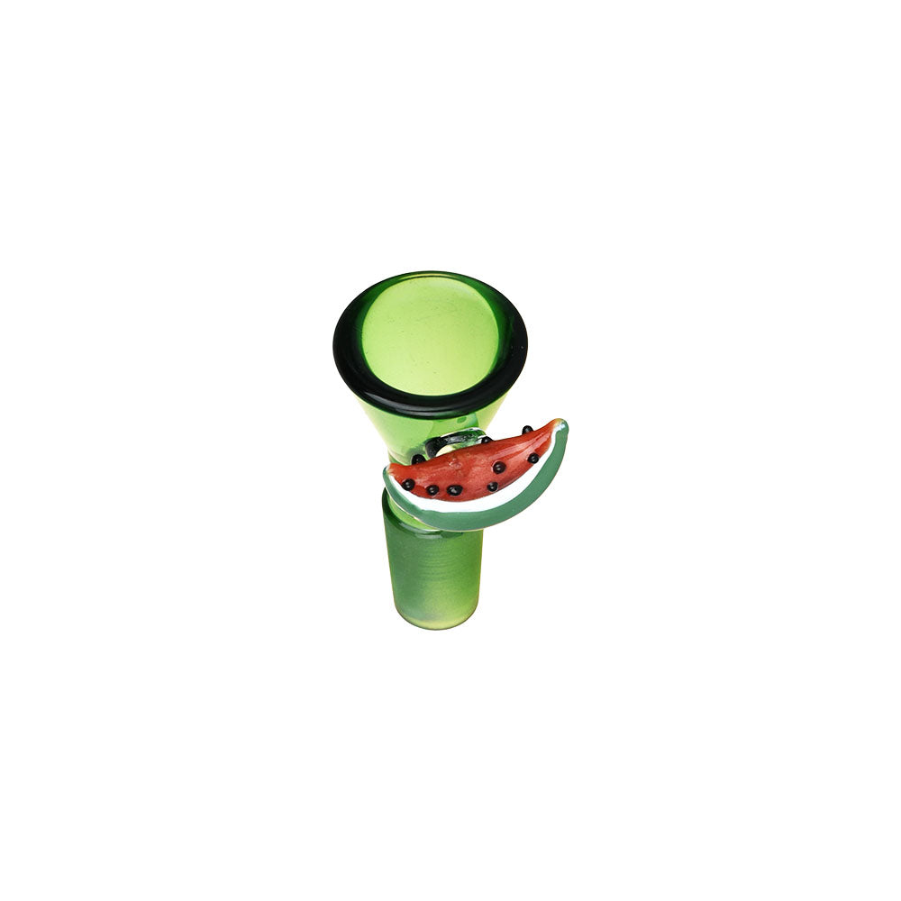 Pulsar ~ Fruit Series Watermelon Zkittles Herb Pipe Glow Duo - 10" / 14mm F