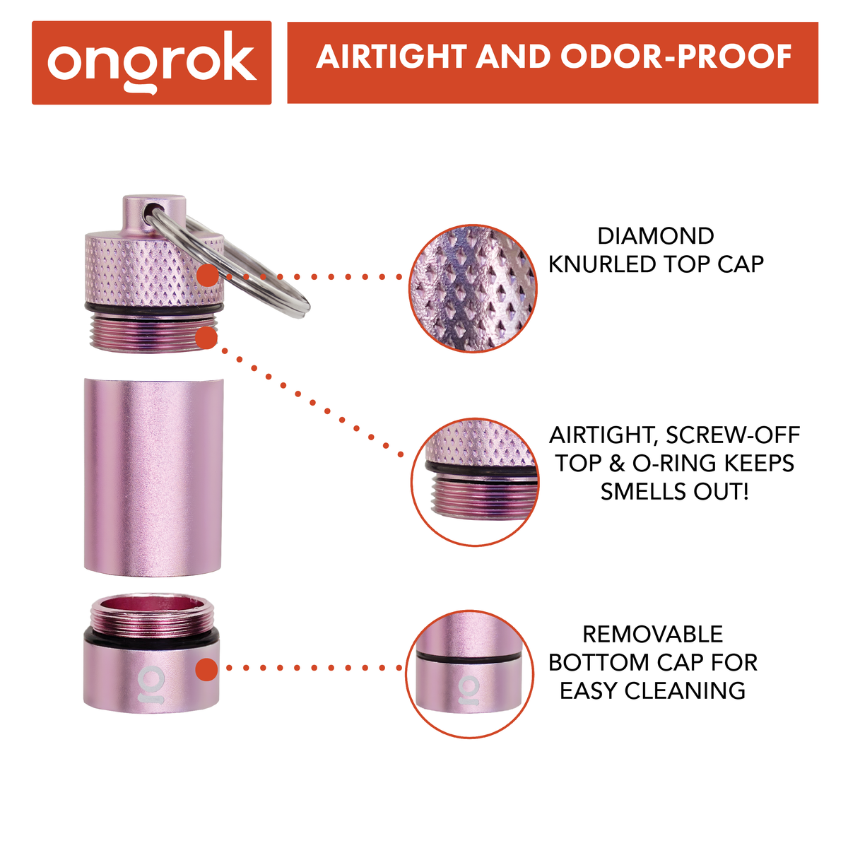 Ongrok - Small Storage Keychain
