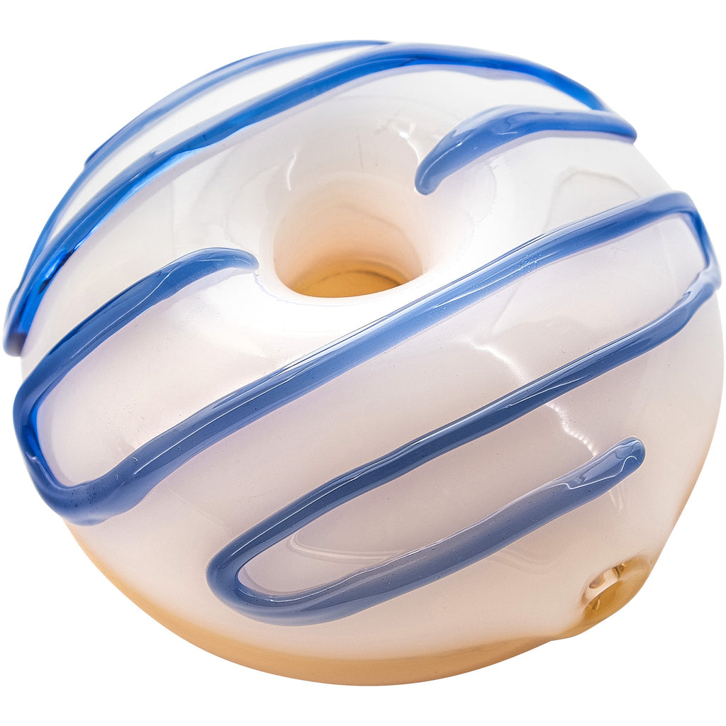 LA Pipes - "Frosted Donut" Glass Pipe