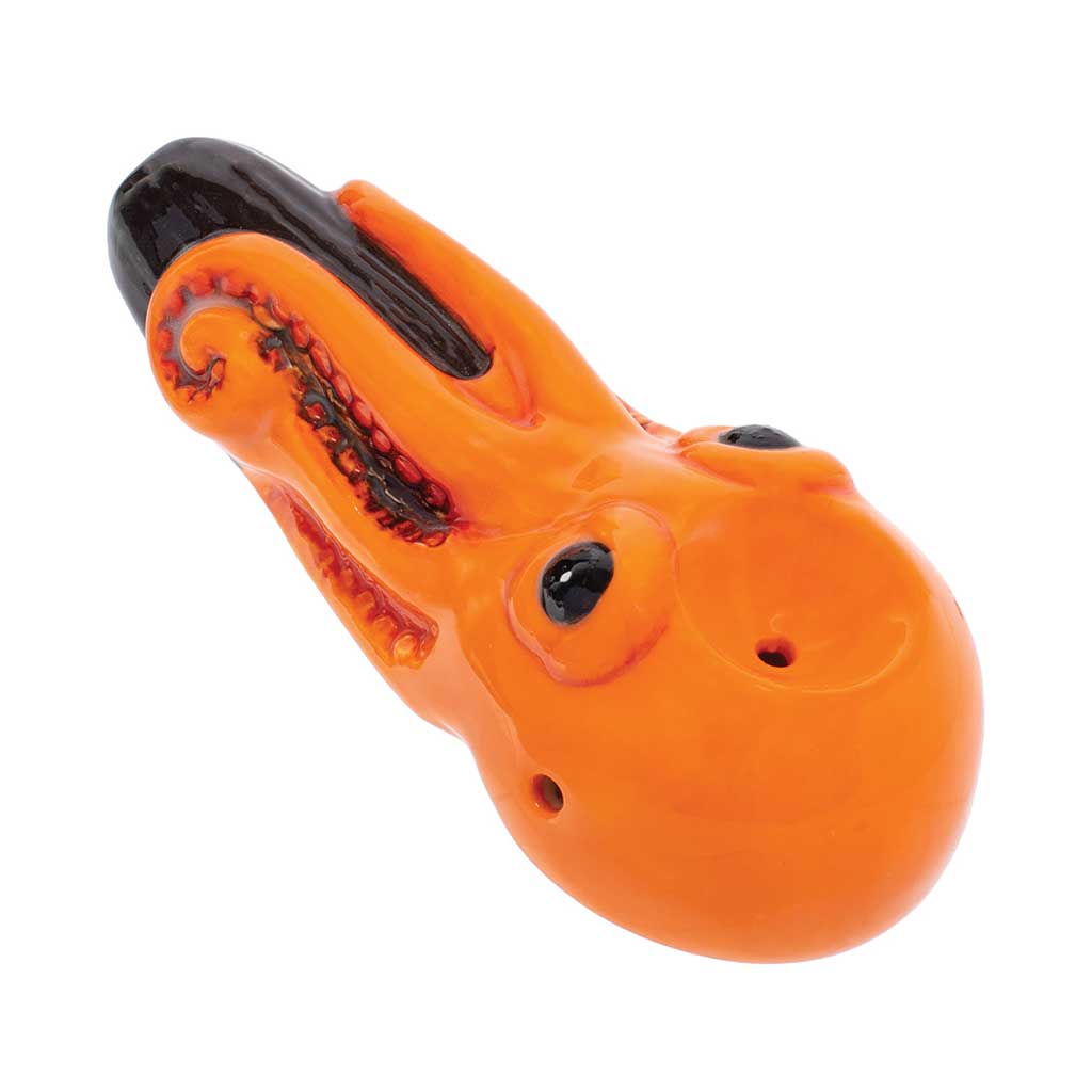 WACKY BOWLZ - OCTOPUS CERAMIC HAND PIPE