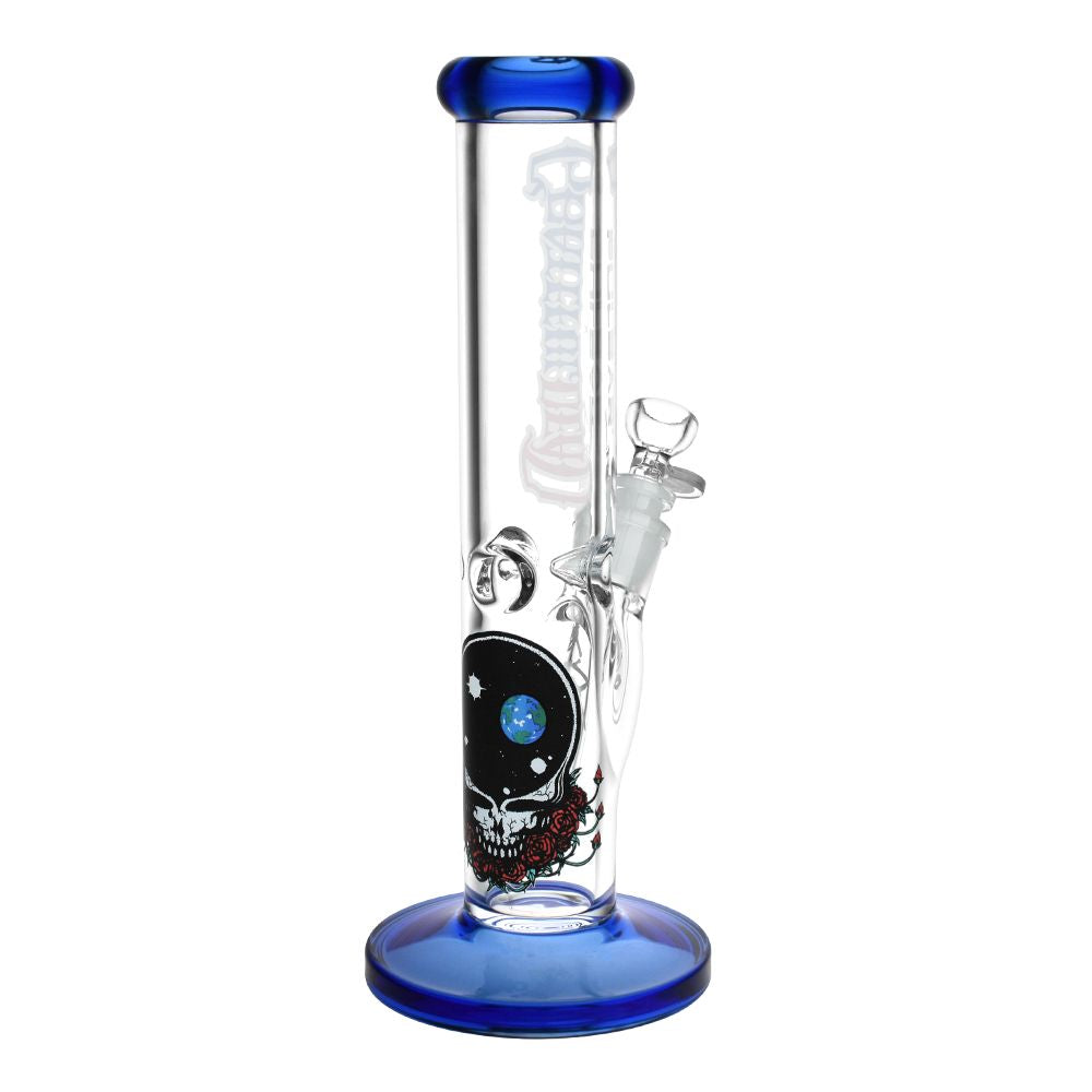 Pulsar ~ Grateful Dead x Pulsar Straight Tube Glass Bong - 11.75" / 14mm F