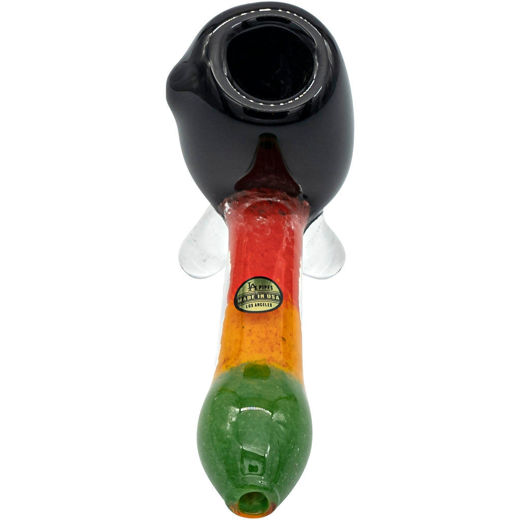 LA Pipes - "Sattdown Rasta" Sherlock Glass Pipe
