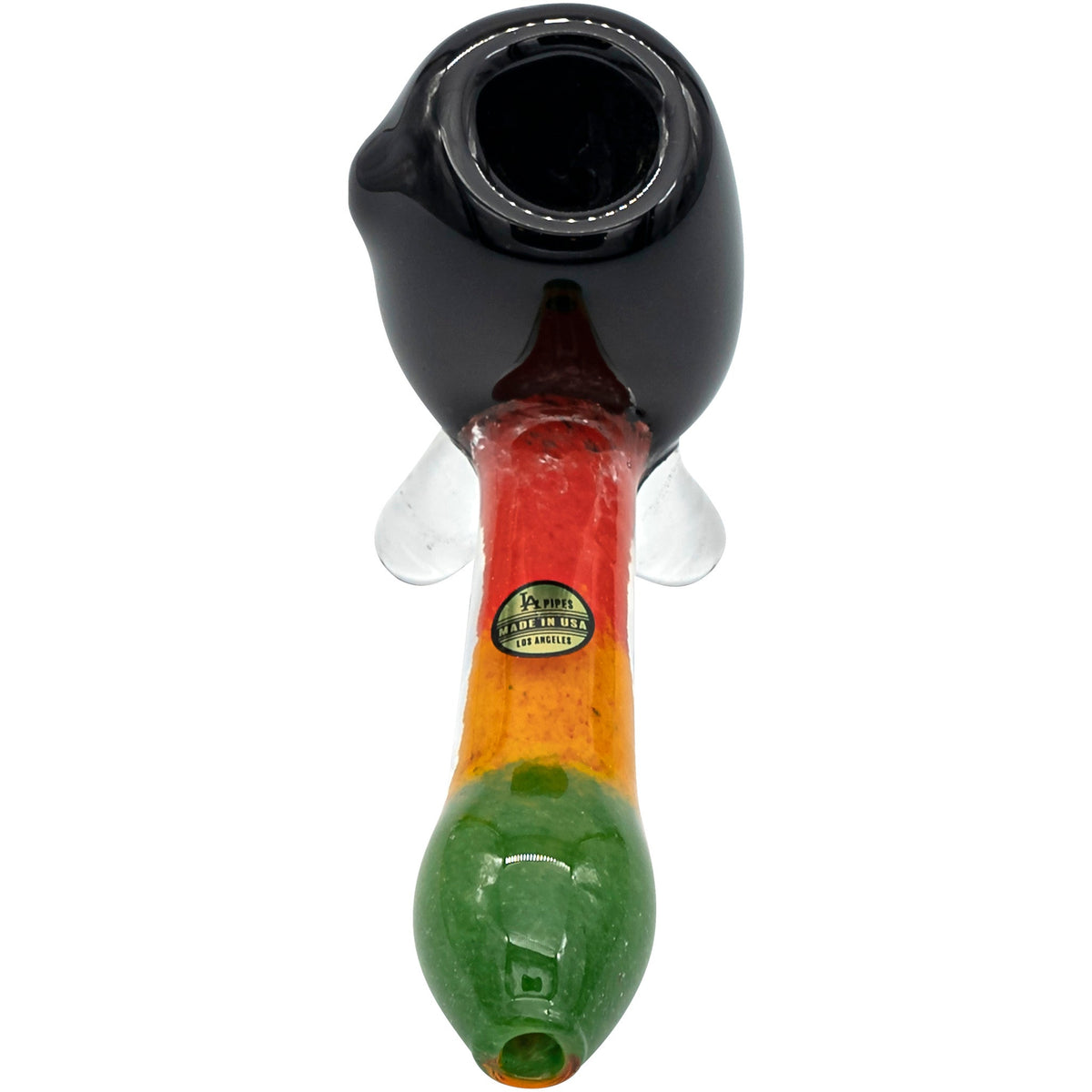 LA Pipes - "Sattdown Rasta" Sherlock Glass Pipe