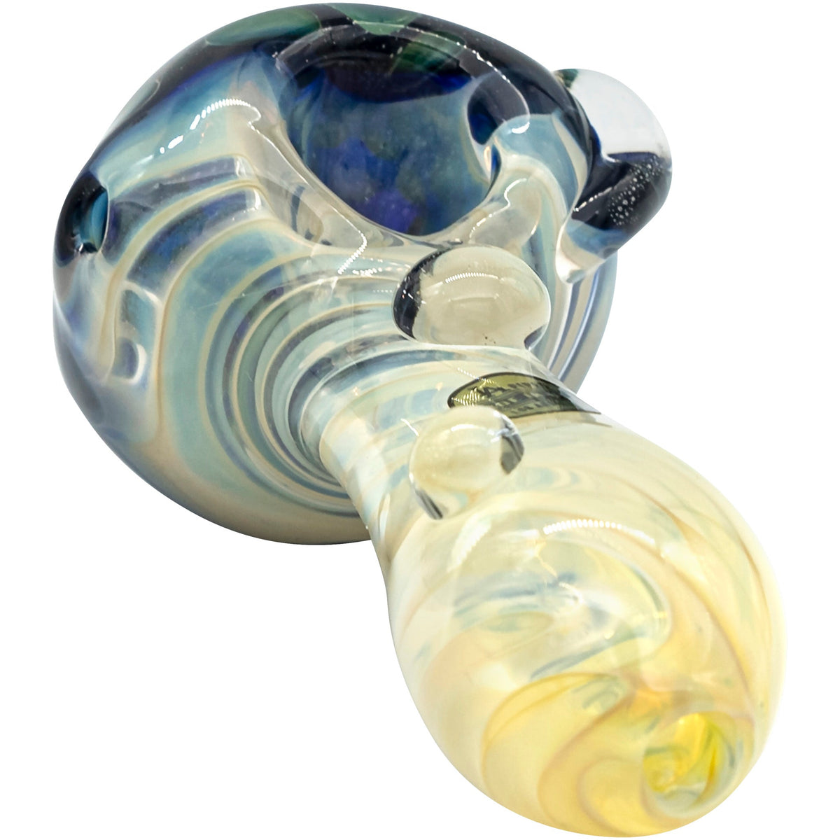 LA Pipes - "The Hive" Honeycomb Color Changing Glass Pipe