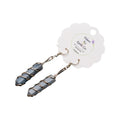 Silver Wire Wrapped Crystal Earrings
