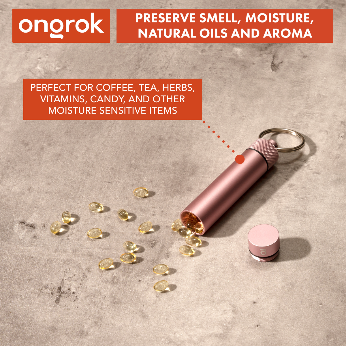 Ongrok - Aluminum Storage Keychain