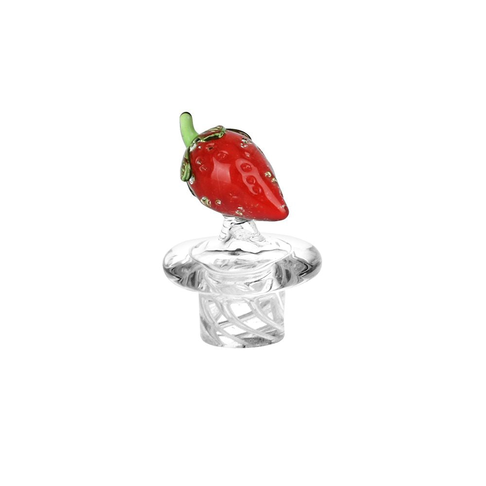 Pulsar ~ Strawberry Cough Glow In The Dark Dab Rig Kit - 8" / 14mm F