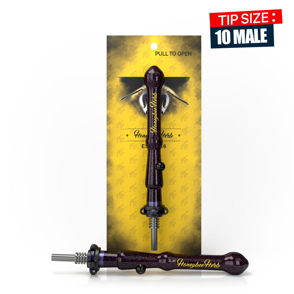 Honeybee Herb ~ DICHRO GALAXY GLASS NECTAR COLLECTOR