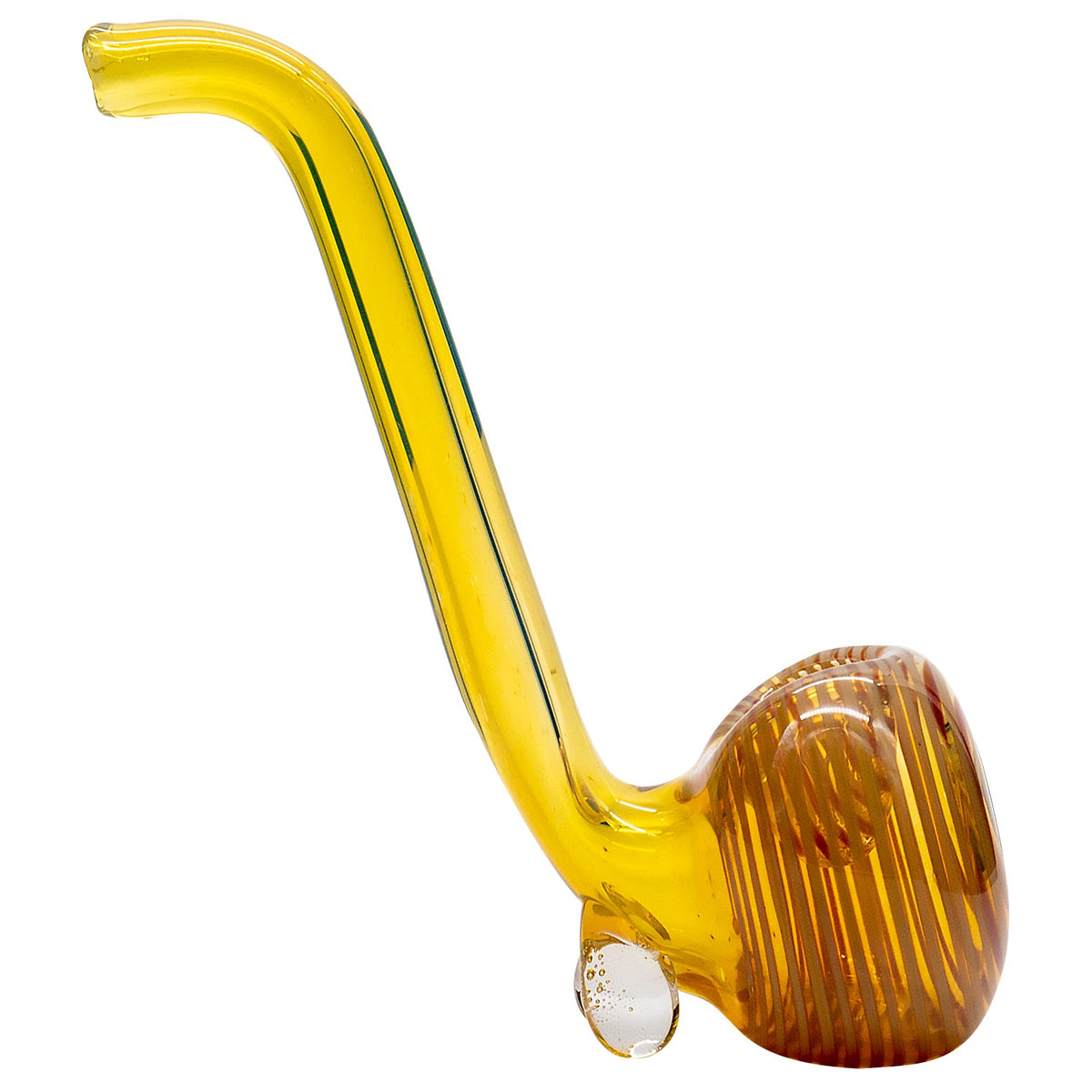 LA Pipes 8 - "Flaco" Skinny Glass Sherlock Pipe
