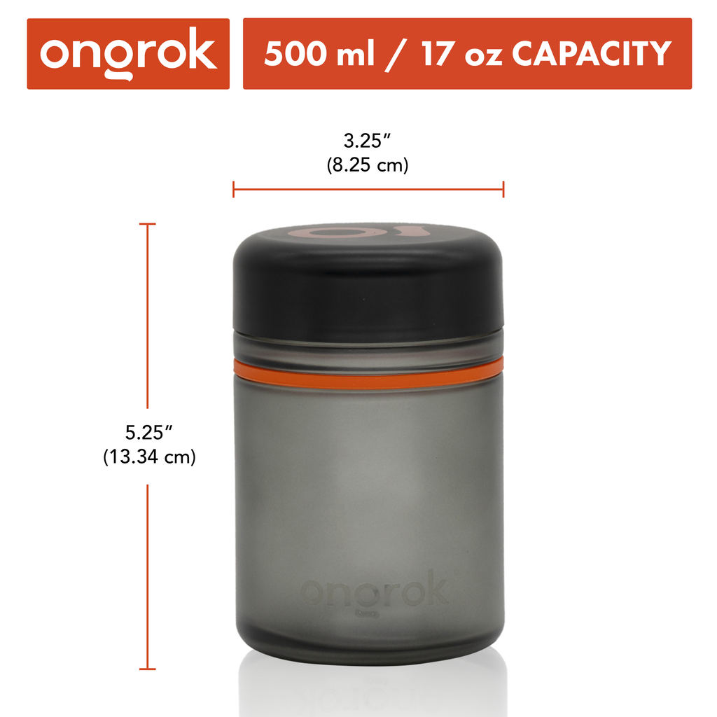 Ongrok - 500ml Child Resistant Jars, 2 pack