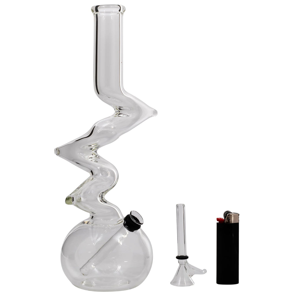 LA Pipes - "Jacob's Ladder" Crystal Clear Zong Bong