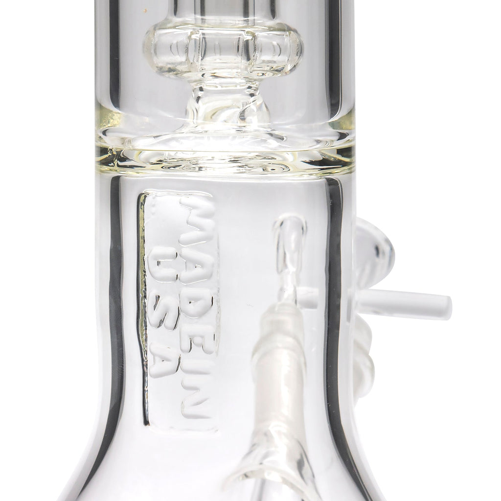 LA Pipes - Thick Glass Beaker Showerhead Perc Bong