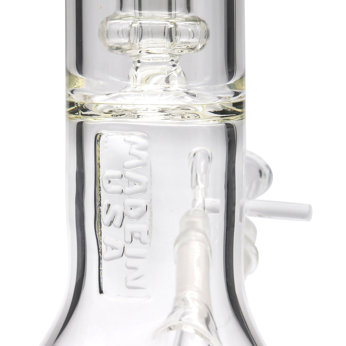 LA Pipes - Thick Glass Beaker Showerhead Perc Bong