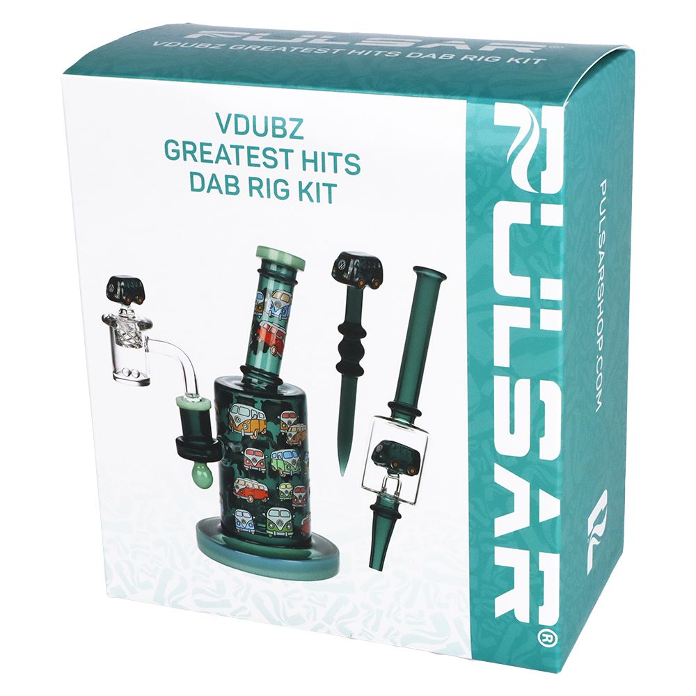 Pulsar ~ Greatest Hits Series Glow Dab Rig Kit / 8" / 14mm F