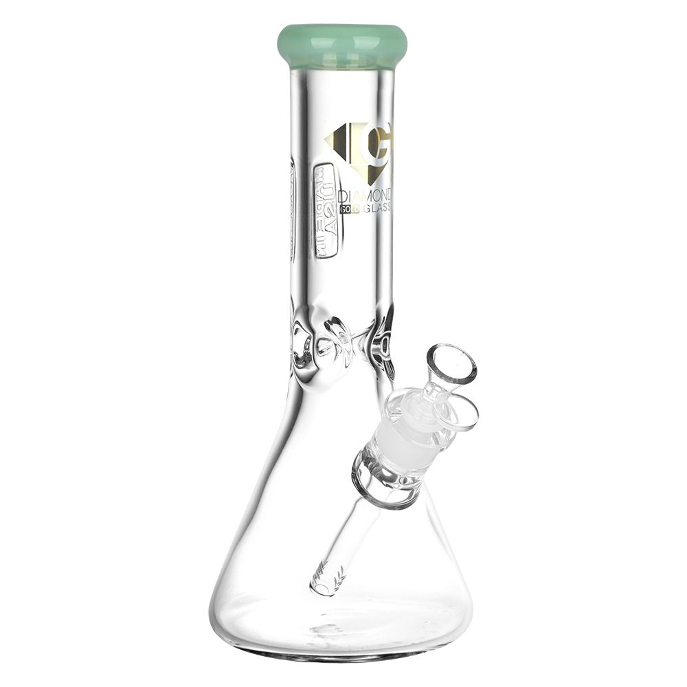Diamond Glass - American Made Beaker Bong - 11.75" / 14mm F