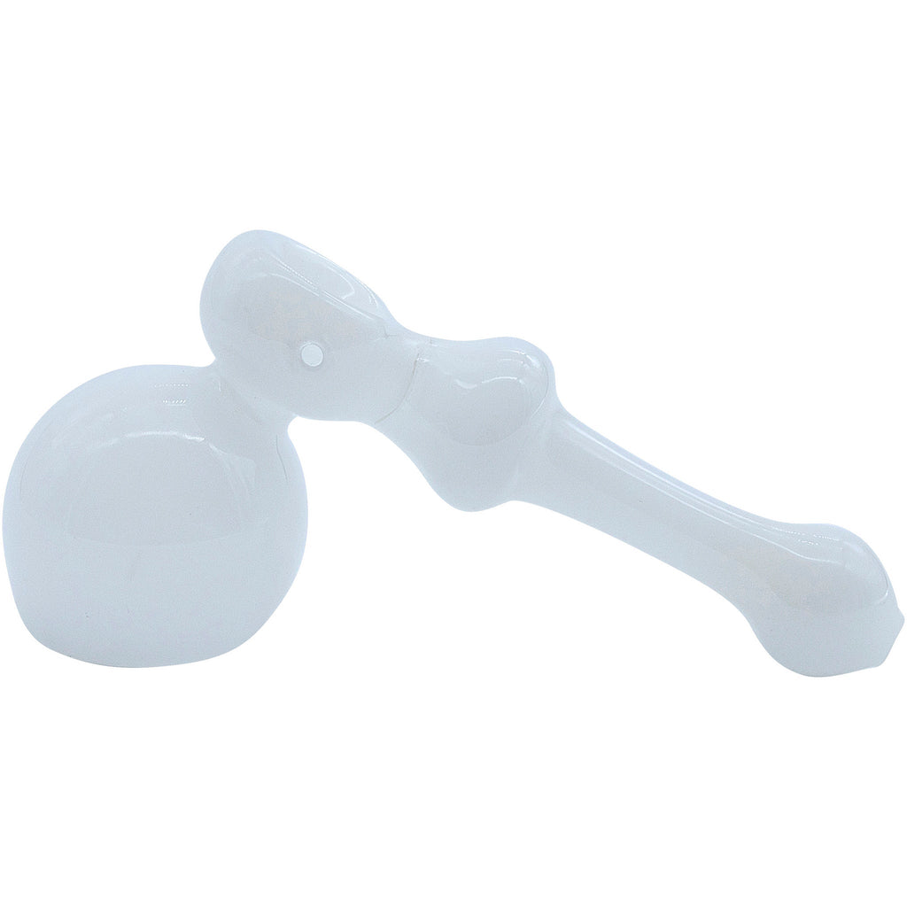 LA Pipes - "Ivory Hammer" Glass Hammer Bubbler Pipe