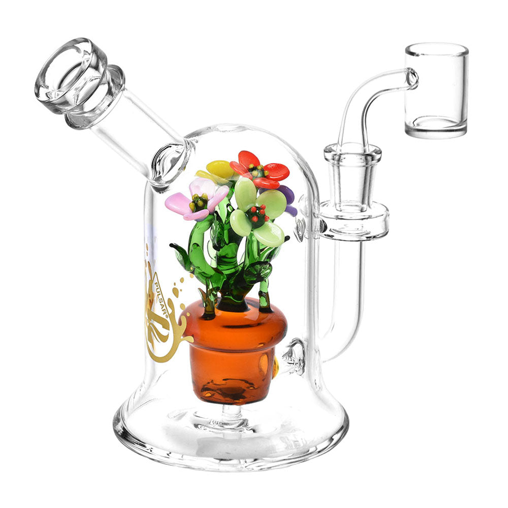 Pulsar ~ Pretty Flowers Dab Rig - 6.5" / 14mm F