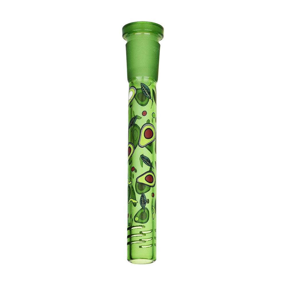 Pulsar ~ Fruit Series Avocado Gold Herb Pipe Glow Duo - 10" / 14mm F