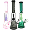 Pulsar ~ Beaker on Beaker Water Pipe - 11.5"/14mm F/Colors Vary