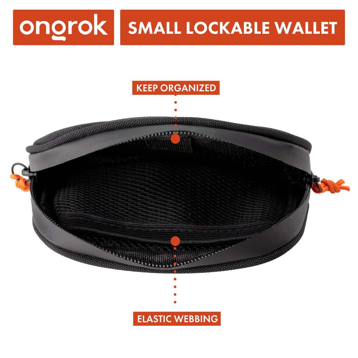 Ongrok - Carbon-lined Wallets with Combination Lock V 2.0 | 3" Sizes (Small, Medium, Large)