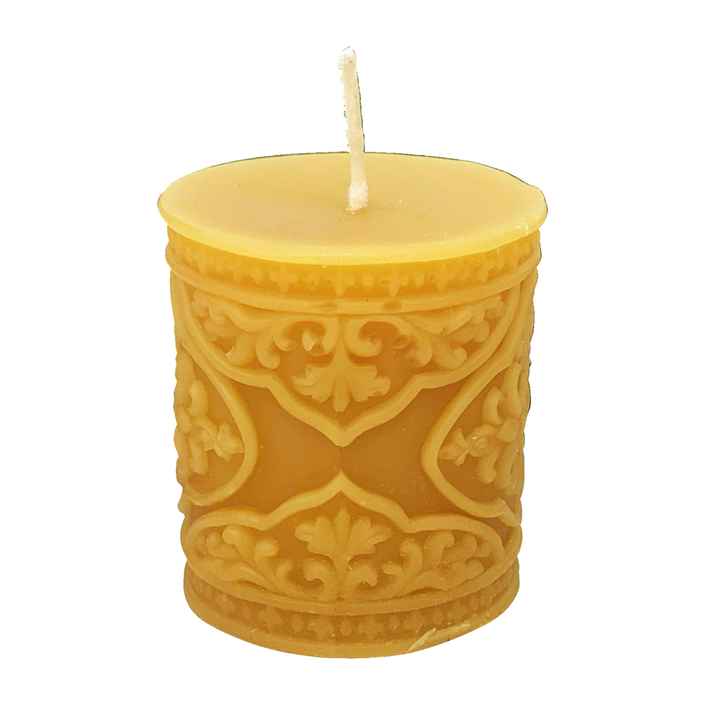 French Country Beeswax Pillar Candles