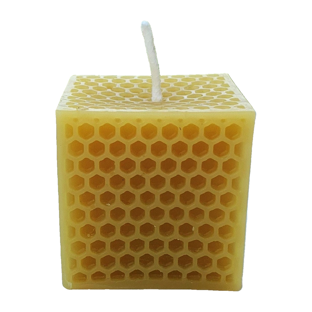 Honeycomb Beeswax Cube Candle