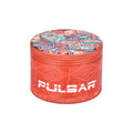 Pulsar ~ Design Series Grinder with Side Art - Symbolic Tiles / 4pc / 2.5"