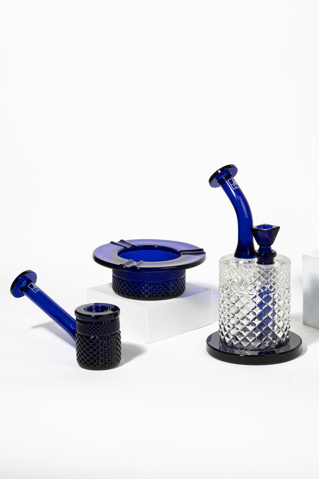 Jane West ~ Twenties Collection Hand Pipe | Cobalt