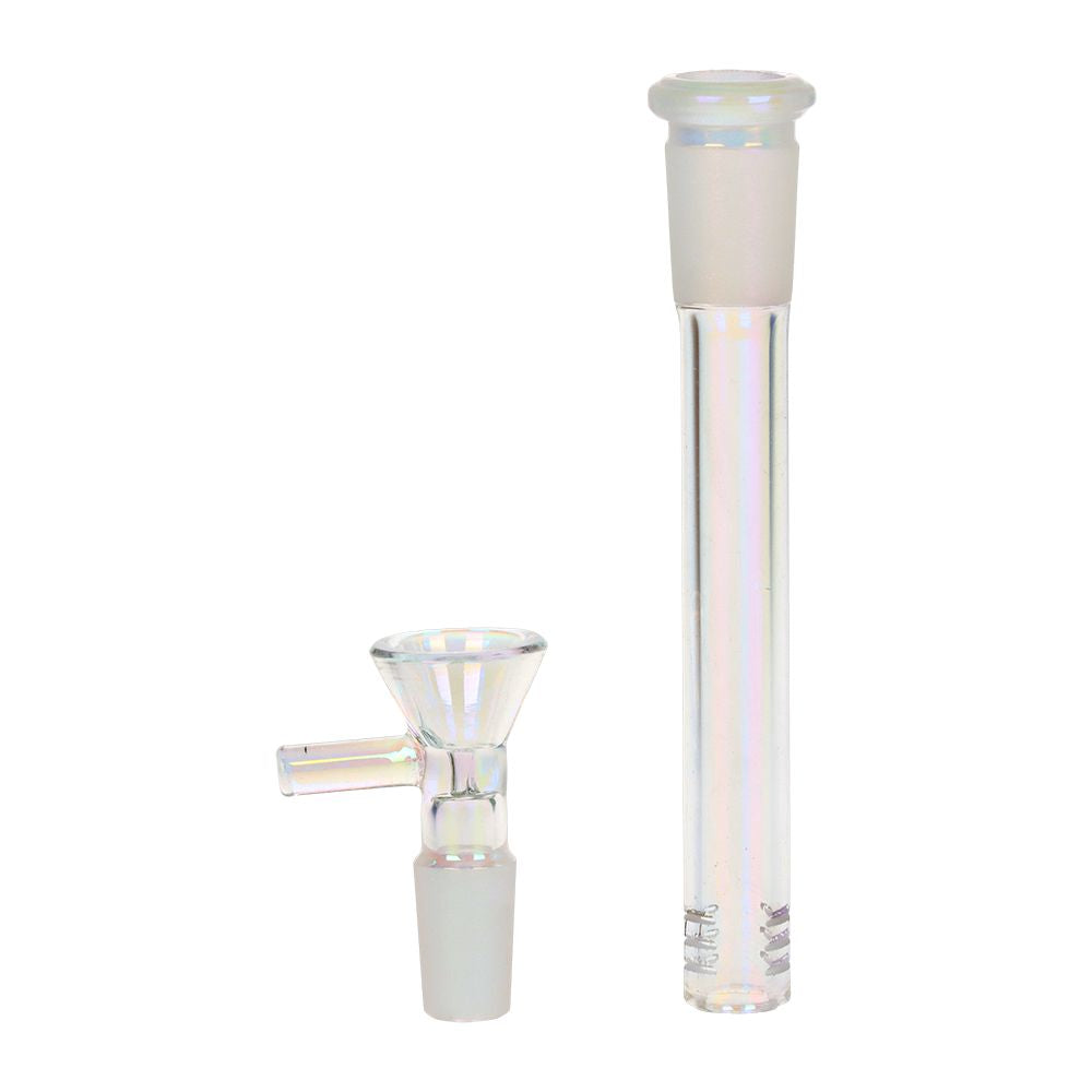 SeshGear ~ Twist Straight Tube Glass Water Pipe - 13.75" / 14mm F