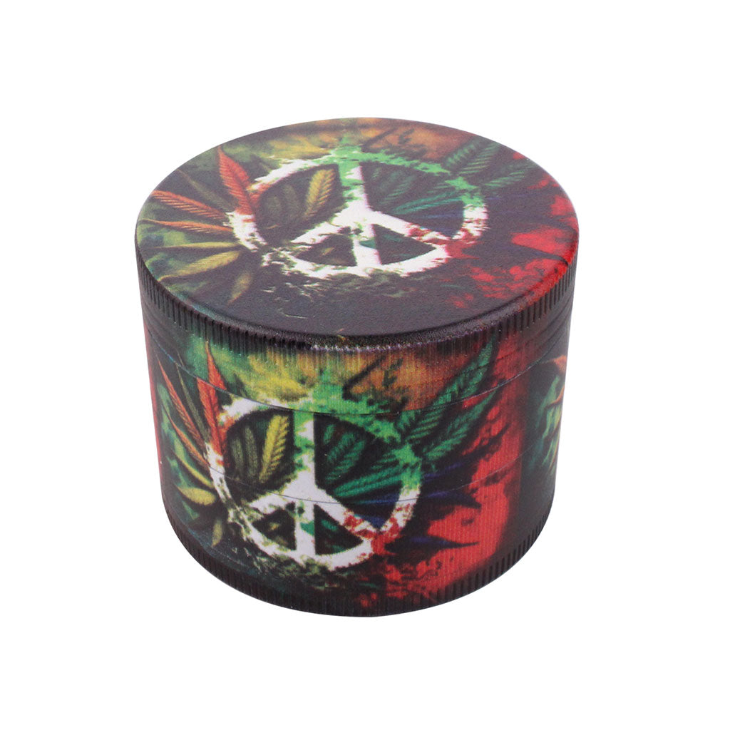 SPLASH ARTWORK HERBAL LEAF 4-PIECE GRINDER