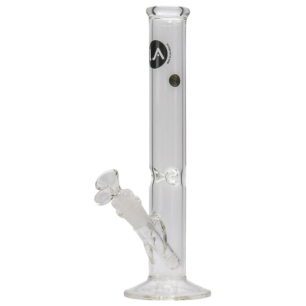 LA Pipes - 12" Clear Straight Shot Bong