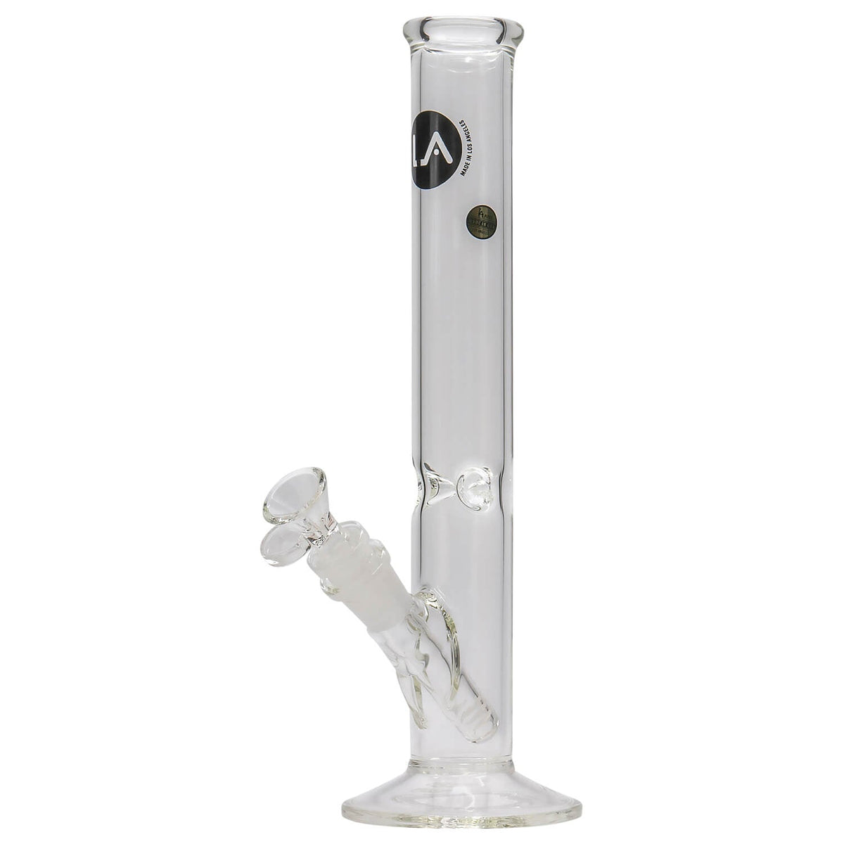 LA Pipes - 12" Clear Straight Shot Bong