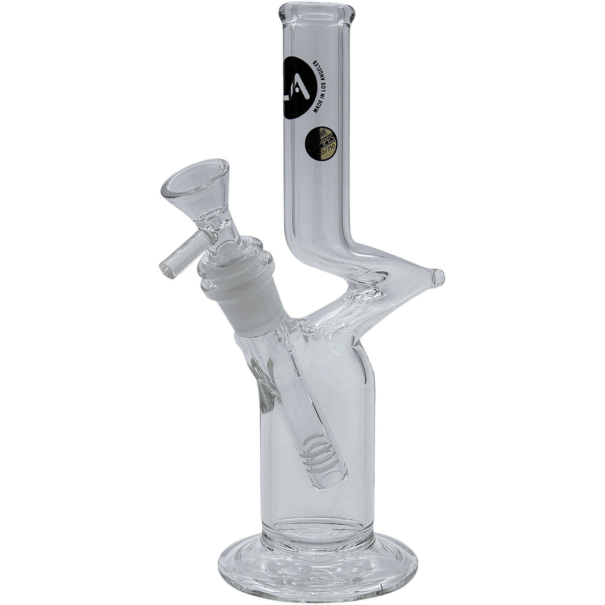 LA Pipes - "The Zig" Straight Zong Style Bong