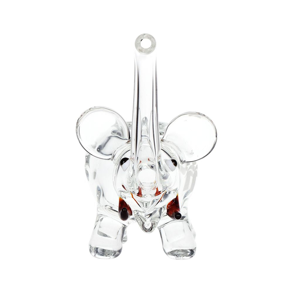 Pulsar ~ Elephant Glass Hand Pipe - 4"