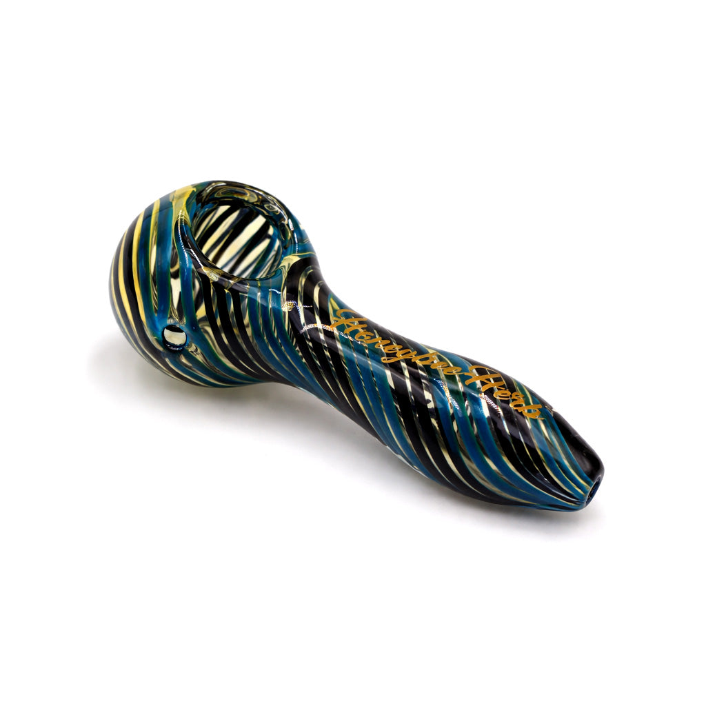 INSIDE OUT LINEWORK SWIRL HAND PIPE SPOON