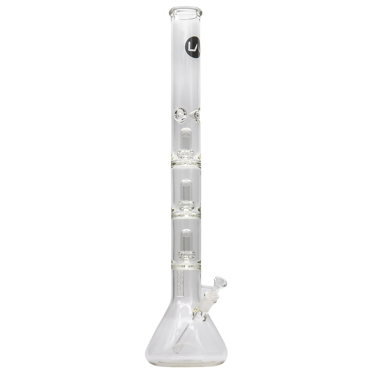 LA Pipes - Thick Glass Beaker Showerhead Perc Bong