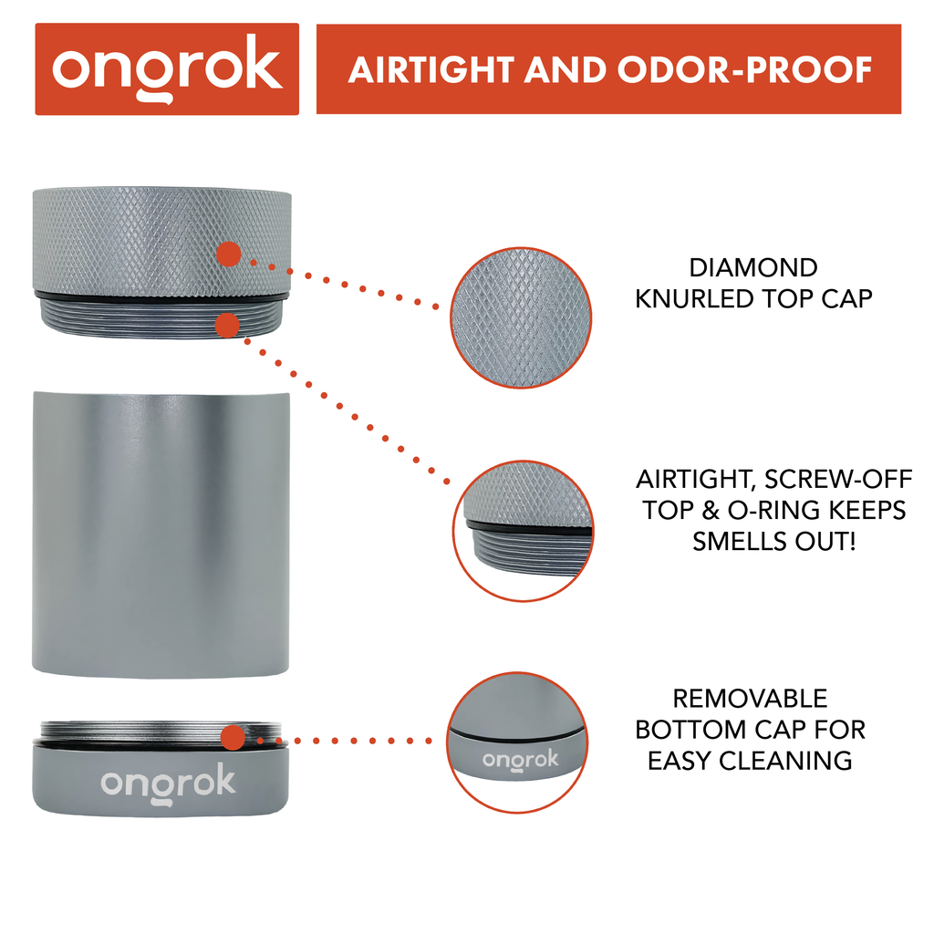 Ongrok - Aluminum Metal Storage Jar