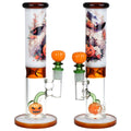 Pulsar ~ Anime Halloween Straight Tube Water Pipe - 9.75" / 14mm F
