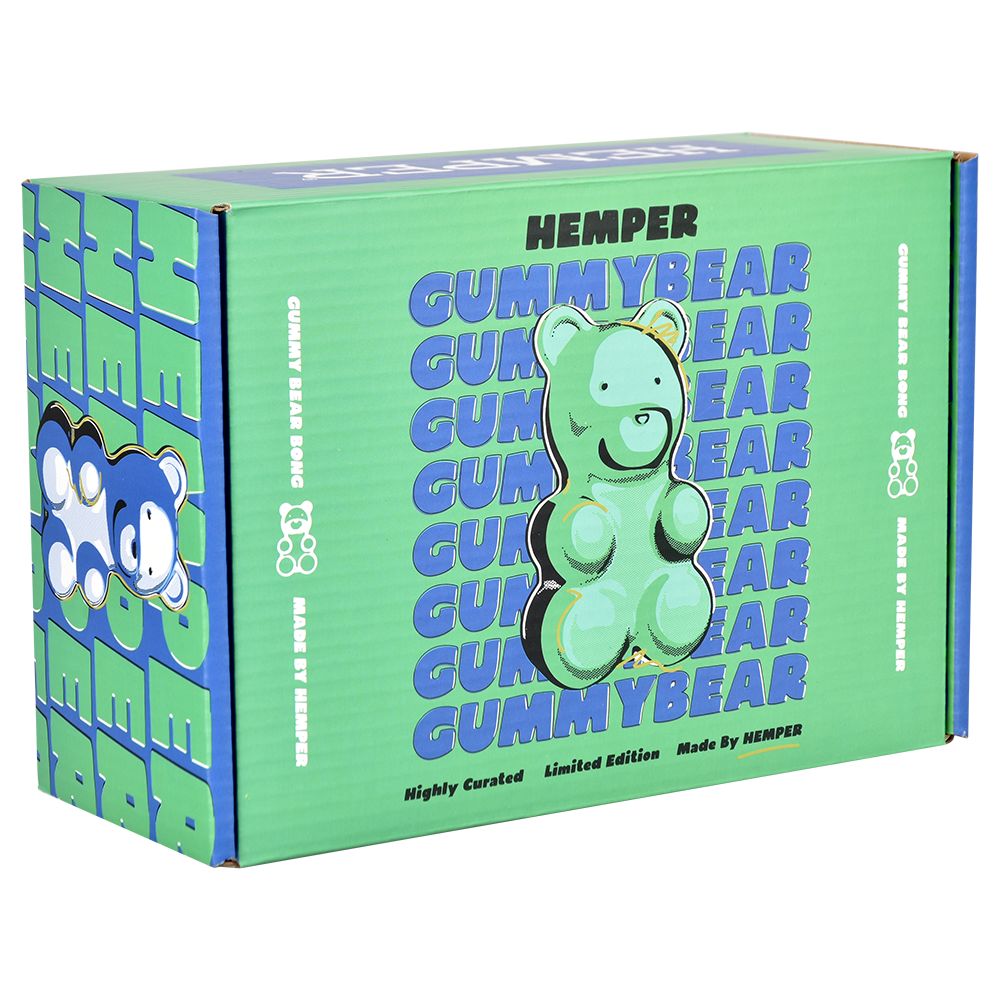 HEMPER - Gummy Bear Glass Water Pipe - 6.5" / 14mm F