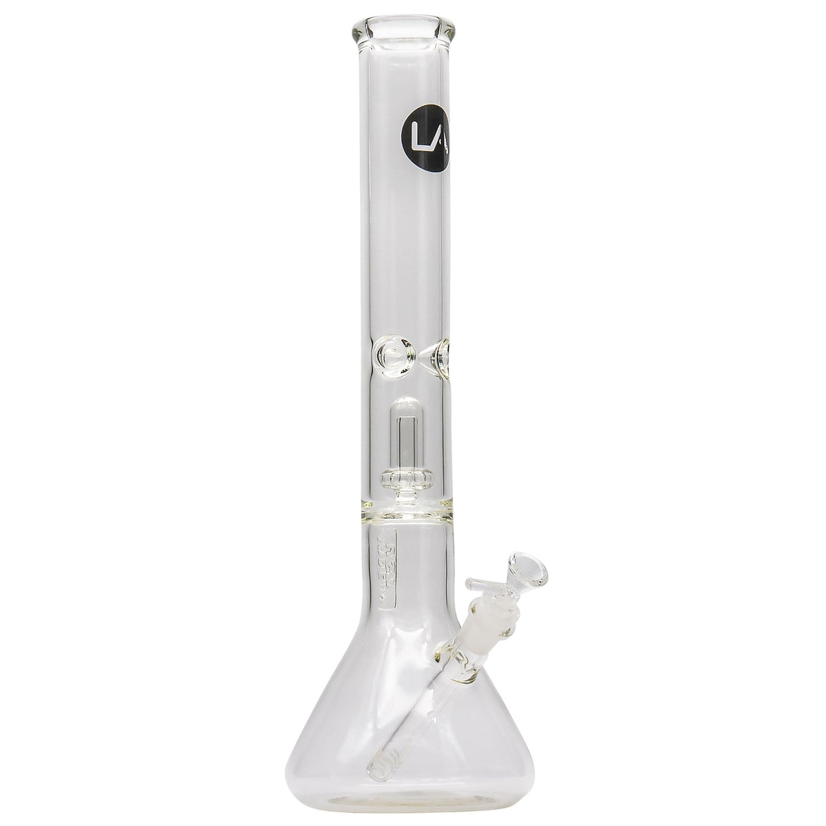LA Pipes - Thick Glass Beaker Showerhead Perc Bong