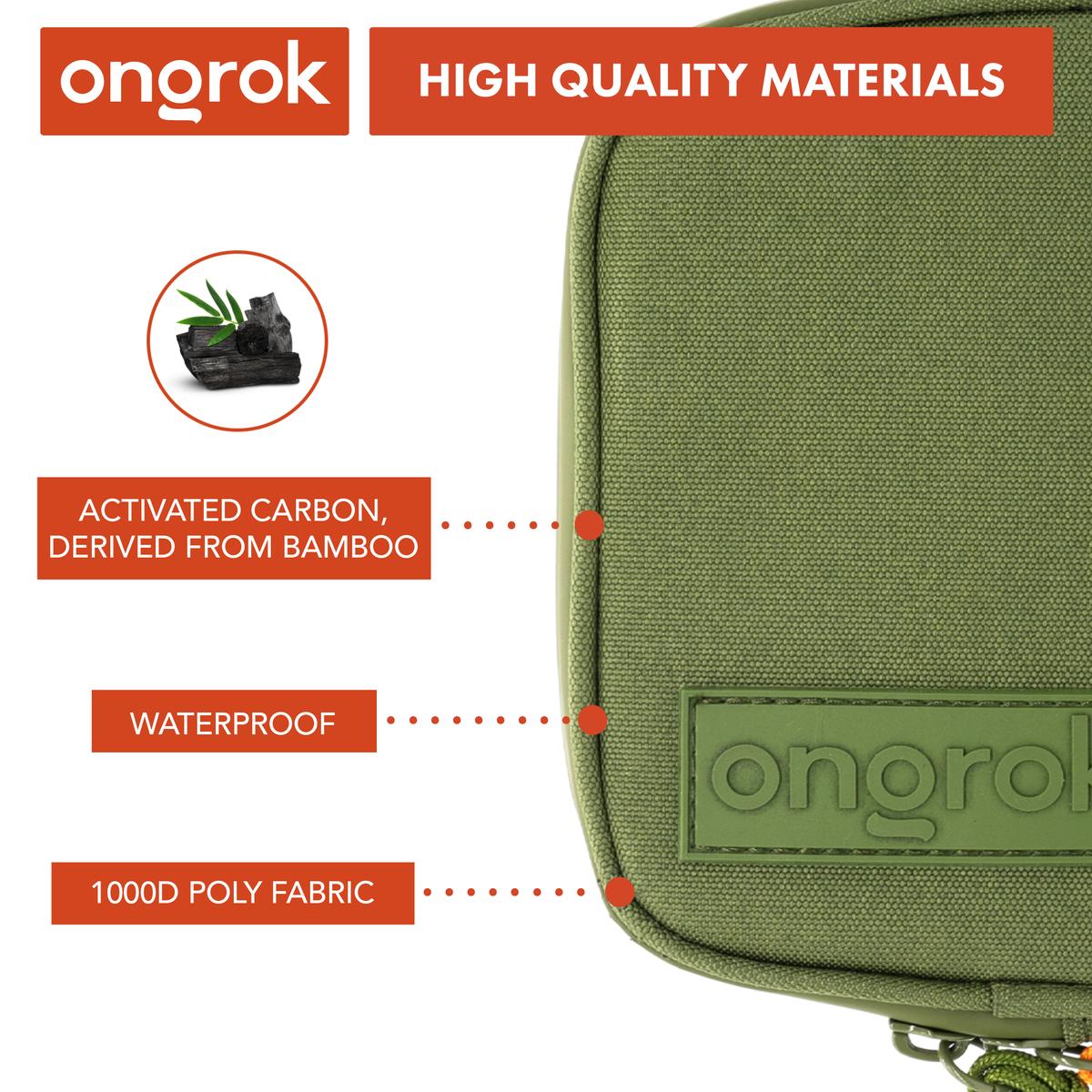 Ongrok - Carbon-lined Wallets with Combination Lock V 2.0 | 3" Sizes (Small, Medium, Large)