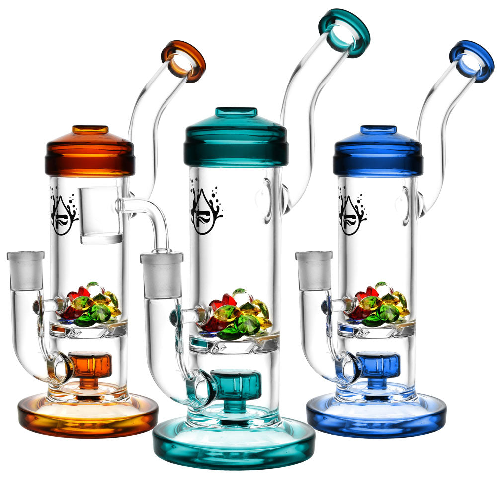 Pulsar ~ Hidden Gems French Press Rig - 9.5"/14mm F/Colors Vary